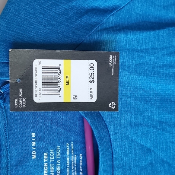 NWT Mens Under Armour Tech Tee Medium - Picture 3 of 3